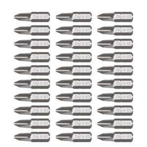 ROTATION 30-Piece Phillips #2 Bit Set PH2, Impact Grade, 1/4-inch Hex Shank, Chrome Vanadium Steel