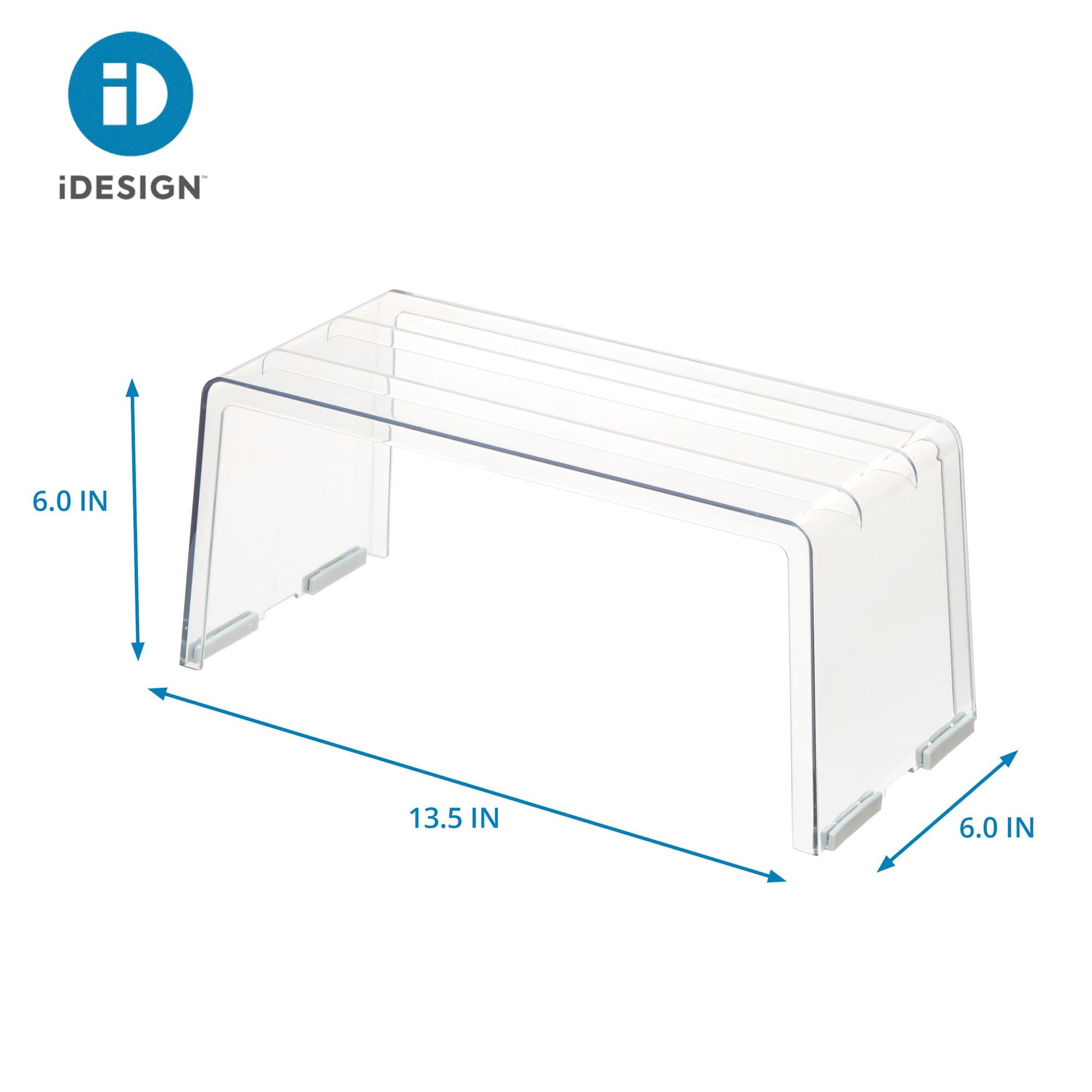 iDesign Narrow Riser, Clear