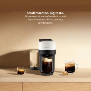 Nespresso Vertuo Pop+ Coffee and Espresso Maker by Breville, Coconut White