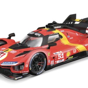 Bburago 2023 Ferrari 499P 3.0L Turbo V6 - Winner Le Mans in 1:18 Scale #18-16301