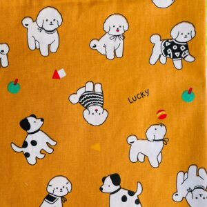 Dog Fat Quarters Fabrc Bundles for Baby Kids, Pet Cotton Quilting Fabric for DIY Crafts, Novelty Fabric Bundles for Sewing 18x22 (6PCS)