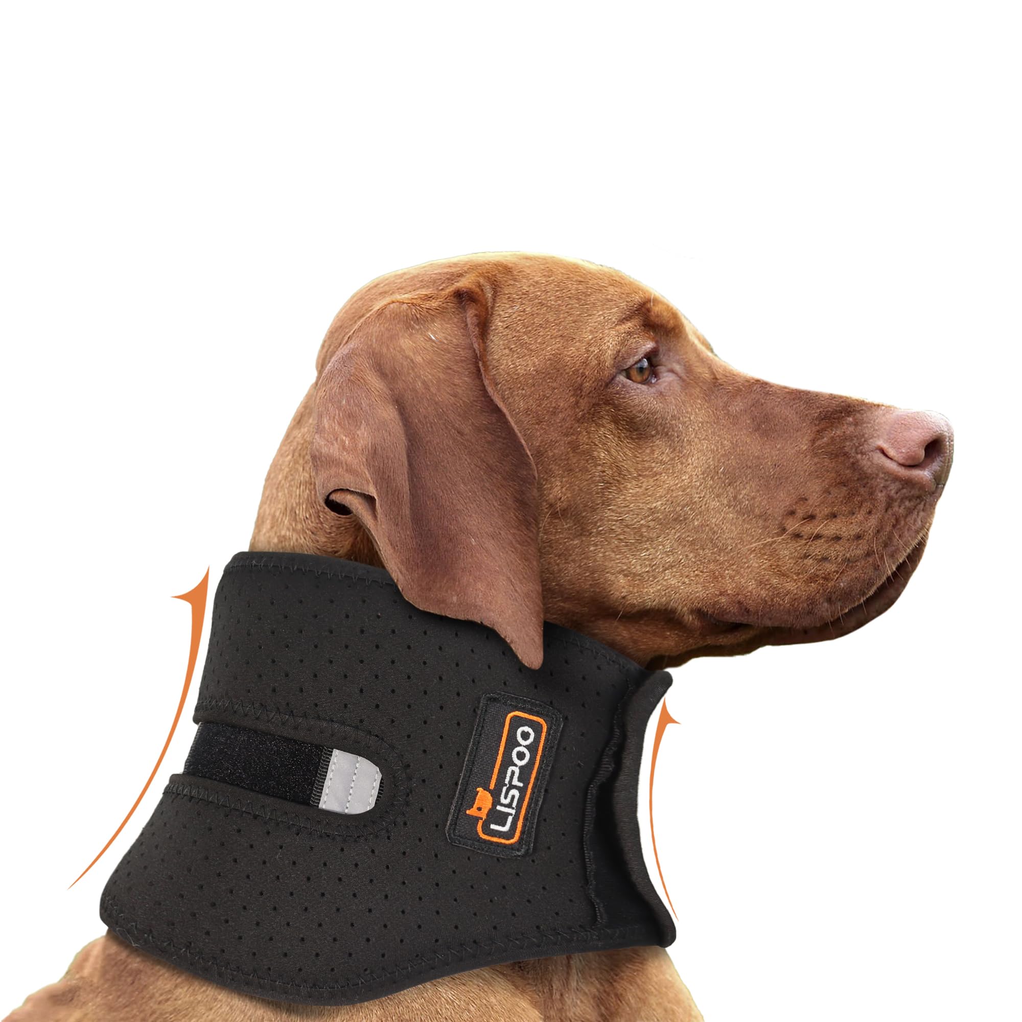 Dog Cervical Collar Neck Brace Supports Cervical Vertebral Sprains Instability, Neck Brace for Dog Limit The Range of Movement up and Down, Dog Cervical Brace Helps Recover from Cervical Sprains L