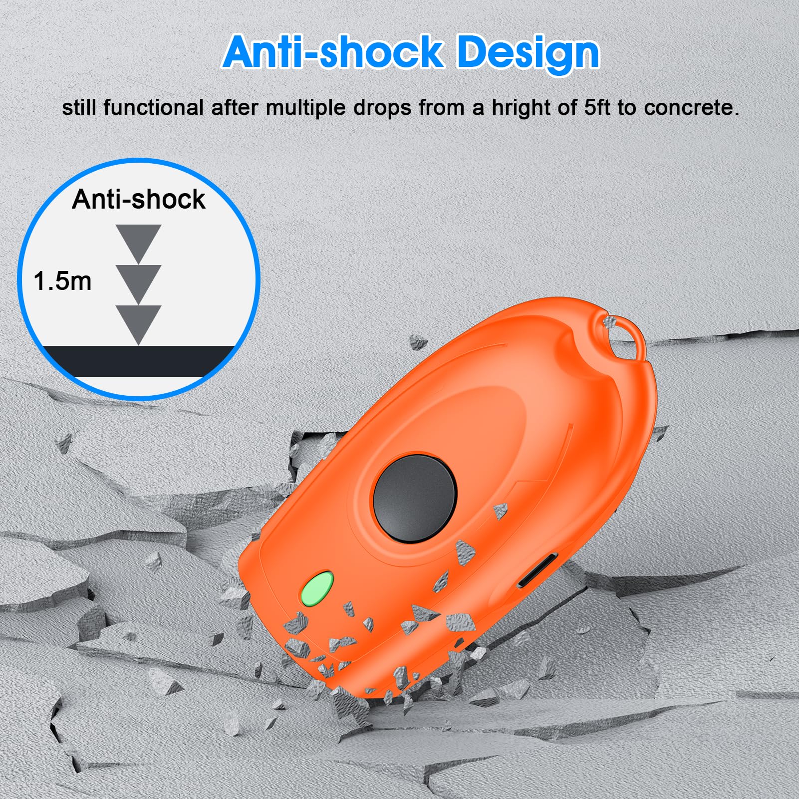 Symcode Bluetooth Barcode Scanner Mini 1D Small Portable Barcode Scanner 3-in-1 Bluetooth & 2.4G Wireless & USB Wired Barcode Scanner with Android,iOS,Computers,Windows