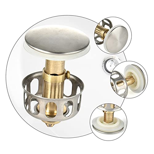 4 Pcs Sink Plug Bath Tub Plug Sink Bounce Filter Wash Basin Hair Catcher Sink Hair Stoppers Wash Basin Stopper Sink Drain Plug Wash Basin Plug Sink Stopper Wash Basin Bounce Plug