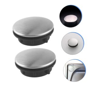 Gadpiparty 6 Pcs Faucet Cover Kitchen Sink Cover Hole Sink Grate Sink Blanking Plug Cookie Jar Bathtub Faucet Curtain Pole Ends Bath Taps Sink Plug Accessories Stainless Steel Dish Basin