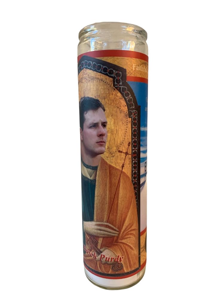 49ers Brock Purdy Gameday Prayer Candle