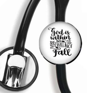 god is stethoscope tag personalized,nurse doctor stethoscope id tag customized, medical stethoscope name tag