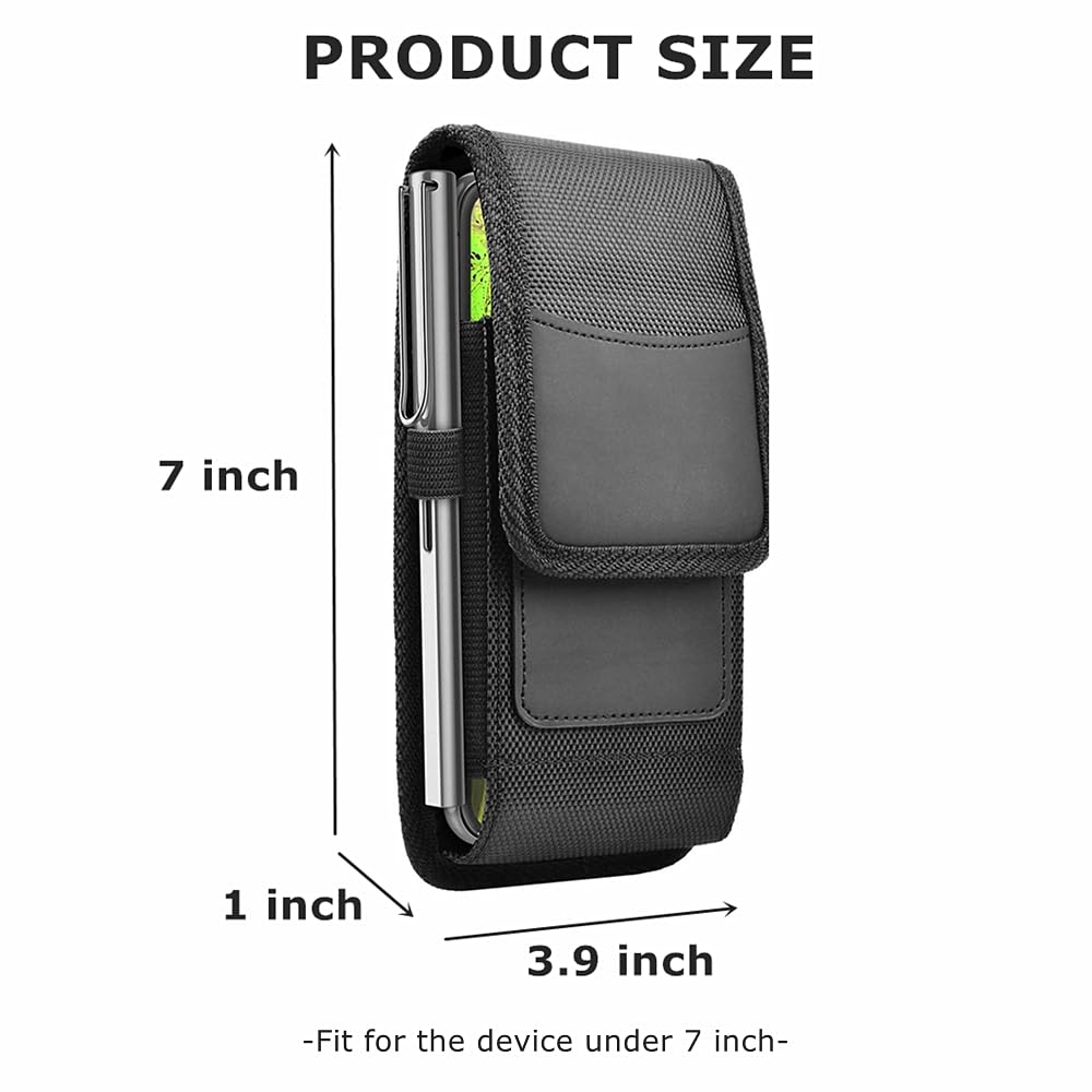 Yurmemo Scanner Holster for Zebra TC52 TC53 TC58,Carrying Case Pouch Compatible with TC21 TC26 TC51 TC57 TC57X CT60 CT40 Most Handheld Barcode Scanner for USPS,DHL,Logistics, Warehouse