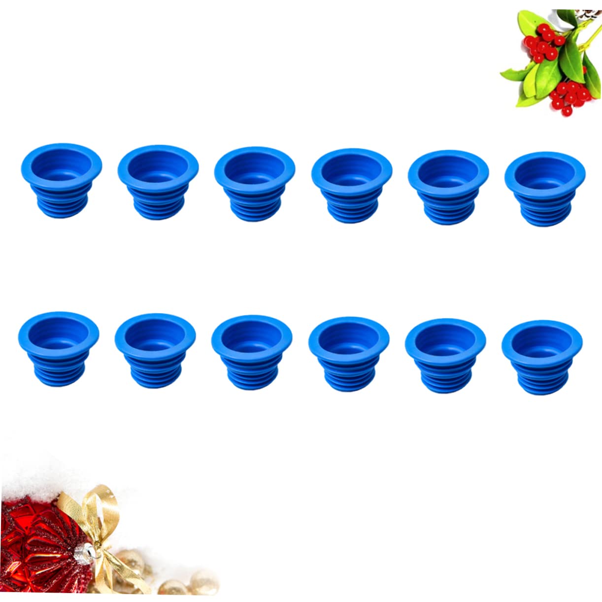 24 Pcs Bathtub Stopper for Bathroom Silicone Sink Cover Kitchen Accessories Silicone Sink Plug