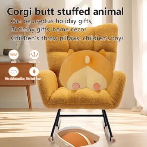 CHELEI2019 15.7" Corgi Butt Pillow Stuffed Animal Plush Hug Pillow Gift Toy for Car Sofa Cushion