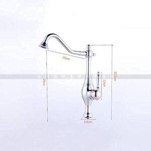 Faucets,High Grade All Chrome Faucet Lifting Kitchen Bathtub Bathroom Taps Personality Lovely Water-Tap