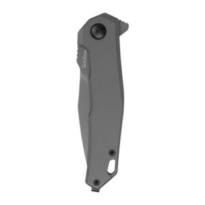 Kershaw Helitack Folding Pocket Knife, 3.3 inch Blade, Stainless Steel Handle, Every Day Carry Work Knife, Pocketclip