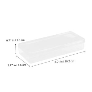 10pcs Boxes Blade Case Razor Disposable Storage Container Storage Case Blade Disposal Organiser Blade Disposal Bucket Earring Razors Junk Box Fishing Gear Plastic