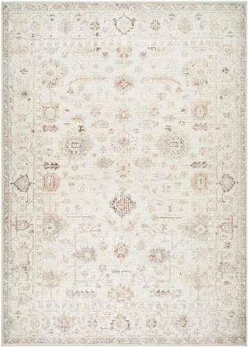 Livabliss x Our PNW Home Spokane Updated Traditional Area Rug, 3'10" x 5'7", Off-White