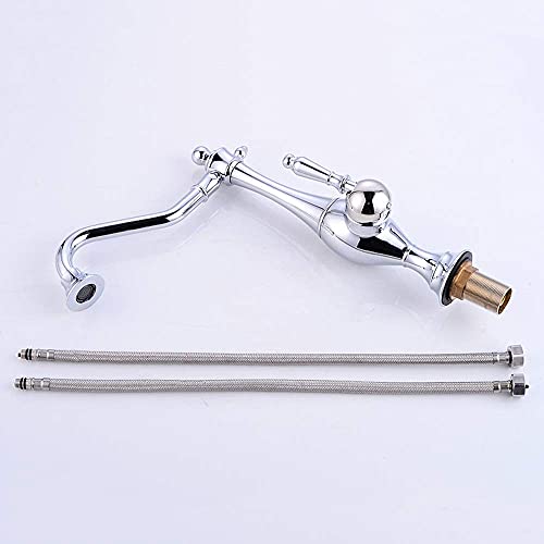 Faucets,High Grade All Chrome Faucet Lifting Kitchen Bathtub Bathroom Taps Personality Lovely Water-Tap