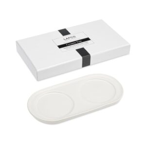 lafco new york ceramic hand care tray - display fragranced hand care products - matte finish