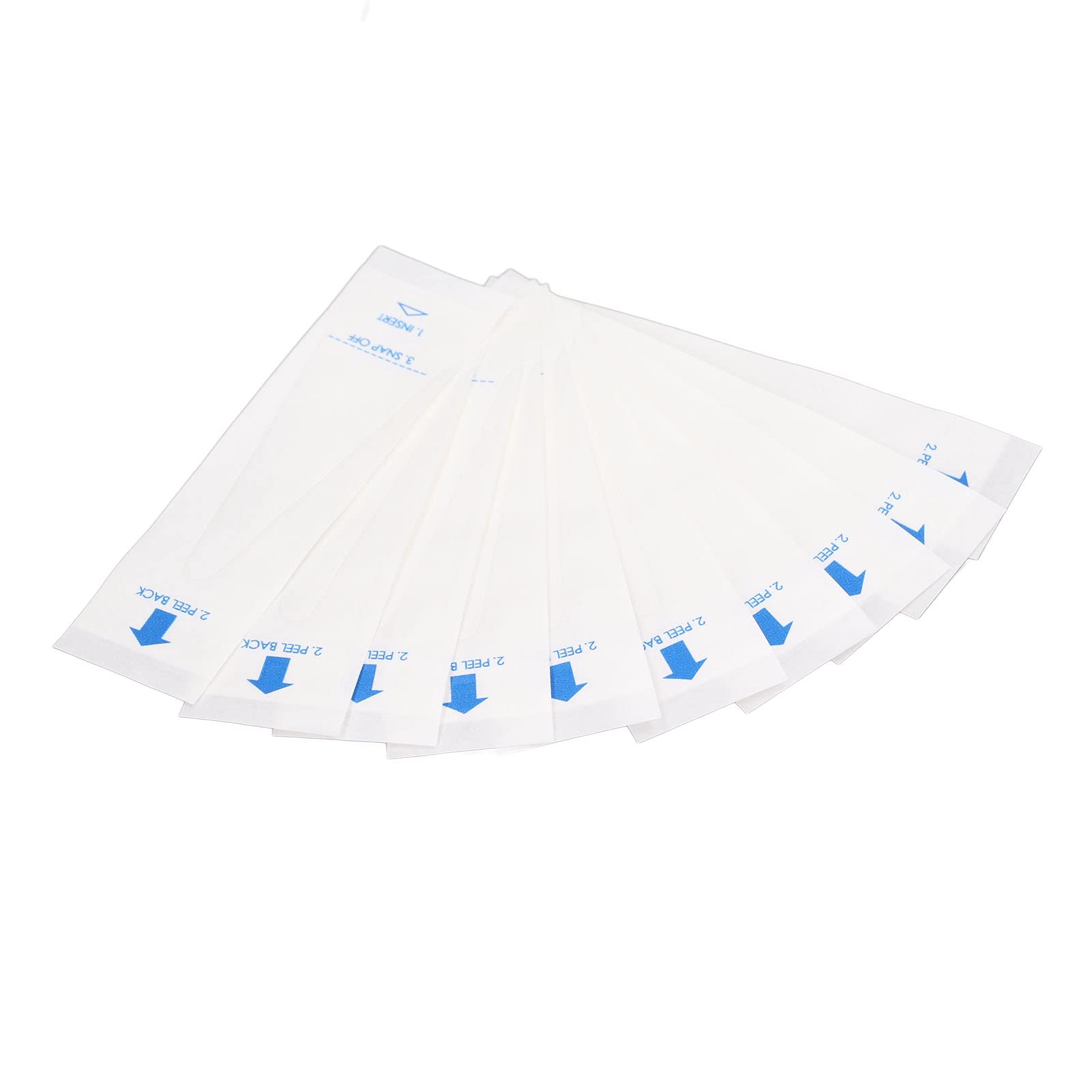 50PCS Disposable Thermometer Probe Cover Set, PE Film Paper 9.5x2.5cm, Accurate for Digital Thermometer