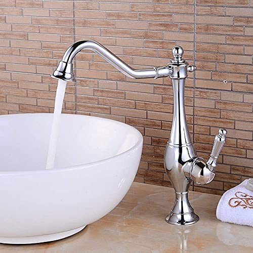 Faucets,High Grade All Chrome Faucet Lifting Kitchen Bathtub Bathroom Taps Personality Lovely Water-Tap