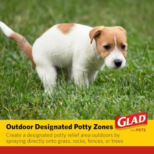 Glad for Pets Attractant Spray for Potty Training Dogs & Puppies, Peanut Butter Scent, 16oz - Effective Dog Potty Training Spray, Indoor or Outdoor Dog Potty Training Aid, 16oz Bottle