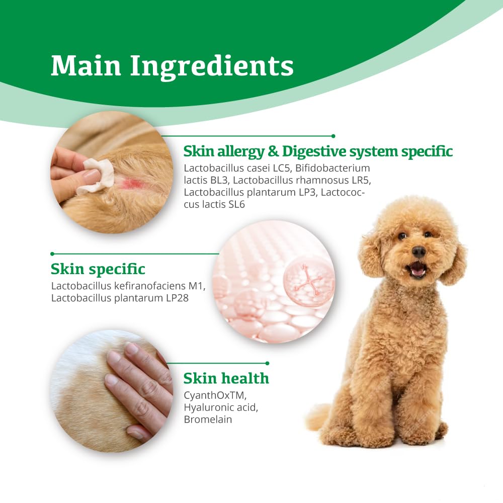 Supreme Probiotics Skin Formula 10pcs Mini Pack. The Ultimate Skin Probiotics Supplement for The Dogs and Cats of All Ages.