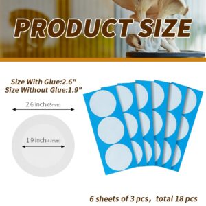 Synthetic Filter Paper Stickers 65 mm PTFE Filter Disc 0.3 μm Filter Paper for Mushroom Cultivation Wide Mouth Jar Lids