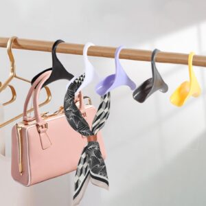 HOMEEE 10 Pcs Bag Hanger for Closet, Purse Hanger for Closet, Protecting Bag Shape, Storing and Organizing Various Handbags and Any Other Purse in Easy-to-Find