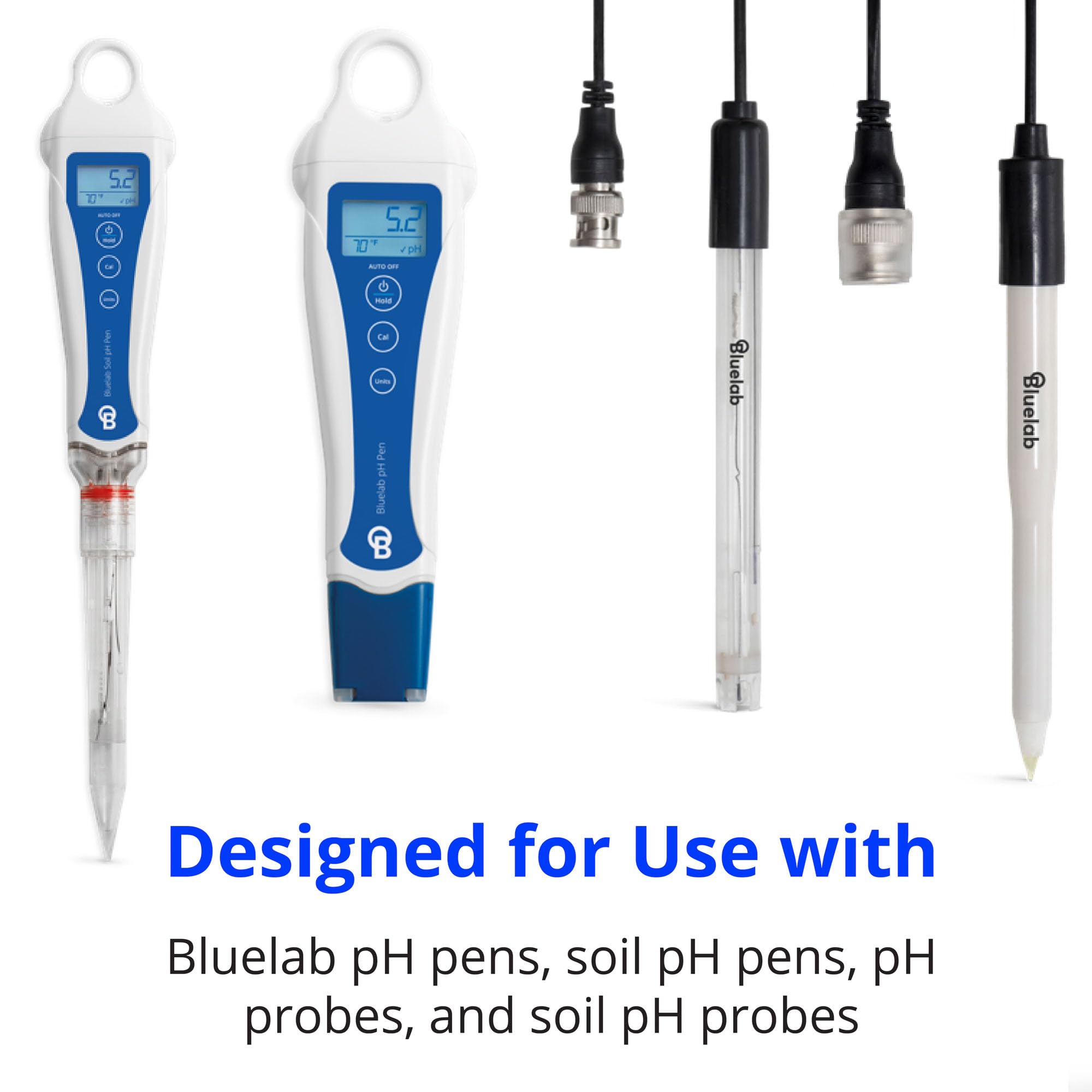 Bluelab KCl Storage Solution Sachets - Ideal for Maintaining pH Pens, pH Meters & pH Probes - Optimal Probe Care to Ensure Accurate Measurements with Regular Probe Hydration, 30 Sachet Box, 18ml Each