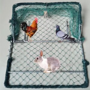 bird net dird net trap live dove mousetrap rabbit hunting quail cage sparrows squirrels trapping bird trap 19.7''x15.7''