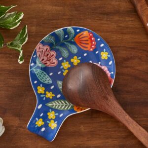 Bico Alice In Dreamland Ceramic Spoon Rest, House Warming Gift, Dishwasher Safe