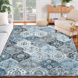 faironly 5x7 area rugs washable rug vintage oriental rug non-slip rugs soft floral moroccan throw rug stain-resistant antique rugs for living room foldable vintage bedroom rug 5x7