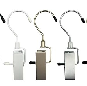 Hang-All Boot Clips, 6" Premium Chrome Metal with EuroClip, 10 CN