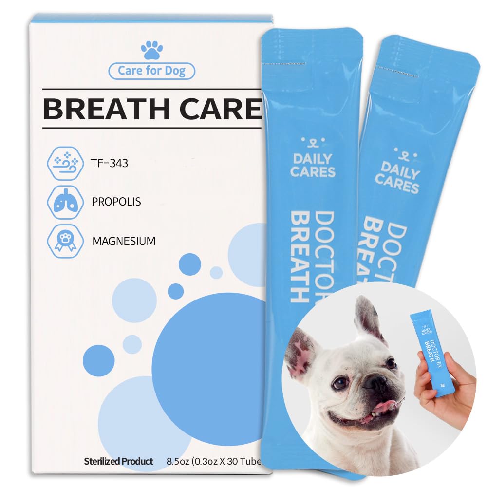 Doctor By Breath Bronchial Supplements for Dogs - Dog Cough Relief - for Dry, Wet & Barkly Pet Cough (Pack of 3)