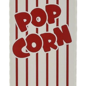 Snappy 3J Red and White Close Top Popcorn Boxes, 1.25 Oz, 25 Count