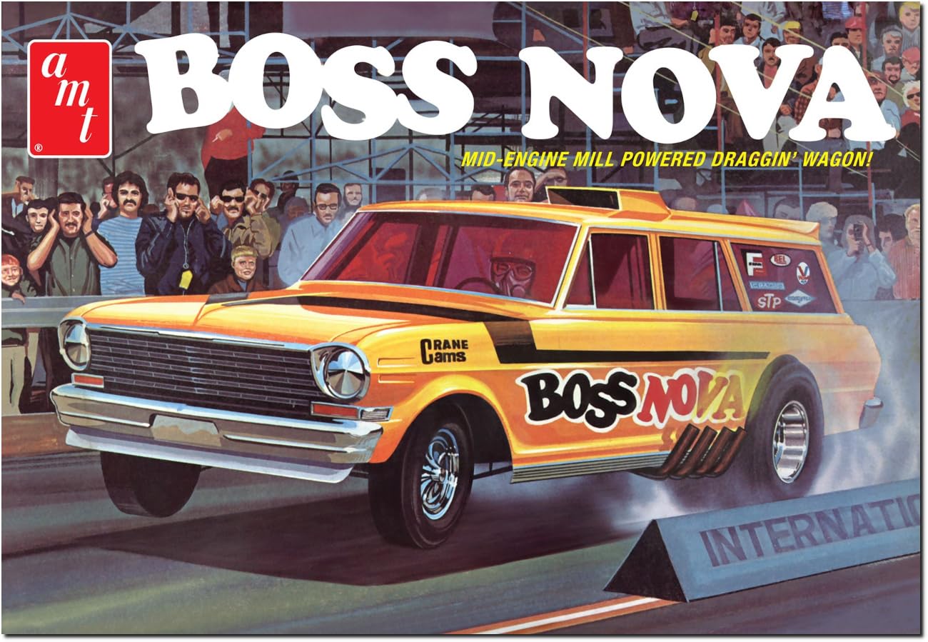 AMT Boss Nova Funny Car 1:25 Scale Model Kit