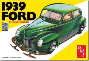 amt 1939 ford sedan street rod series 1:25 scale model kit