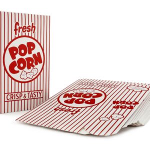 Snappy 3J Red and White Close Top Popcorn Boxes, 1.25 Oz, 25 Count