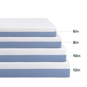 ZINUS 6 Inch Cooling Essential Memory Foam Mattress [New Version], Full, Fiberglass Free, Medium Feel, Cooling Airflow Memory Foam, Certified Safe Foams & Fabric, Mattress in A Box