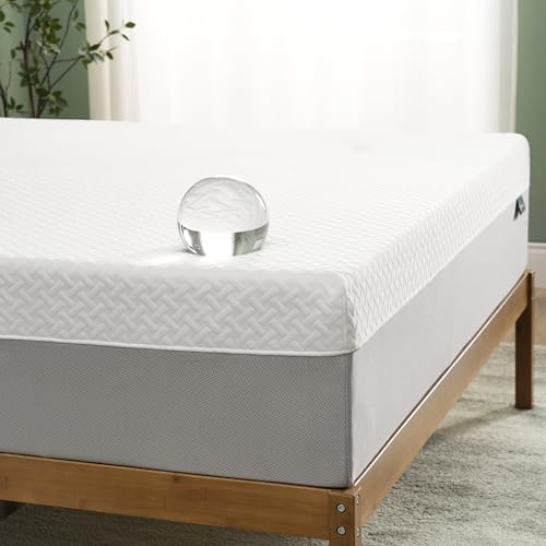 ZINUS 12 Inch Green Tea Essential Memory Foam Mattress [New Version], King, Fiberglass Free, Medium Feel, Breathable Airflow Memory Foam, Certified Safe Foams & Fabric, Mattress in A Box