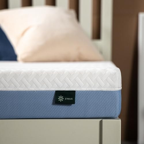 ZINUS 5 Inch Cooling Essential Memory Foam Mattress [New Version], Twin, Fiberglass Free, Medium Feel, Cooling Airflow Memory Foam, Certified Safe Foams & Fabric, Mattress in A Box