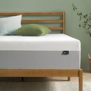 ZINUS 12 Inch Green Tea Essential Memory Foam Mattress [New Version], King, Fiberglass Free, Medium Feel, Breathable Airflow Memory Foam, Certified Safe Foams & Fabric, Mattress in A Box