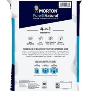 Generic Morton Salt Pure and Natural Water Softener Crystals, 40 Pounds (4 Pack)