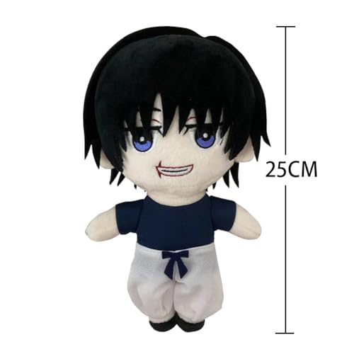 QAHEART 25cm Fushiguro Toji Soft Figure, Anime Figure Throw Pillow Hug Pillow Home Sofa Decoration Collectible for Fans