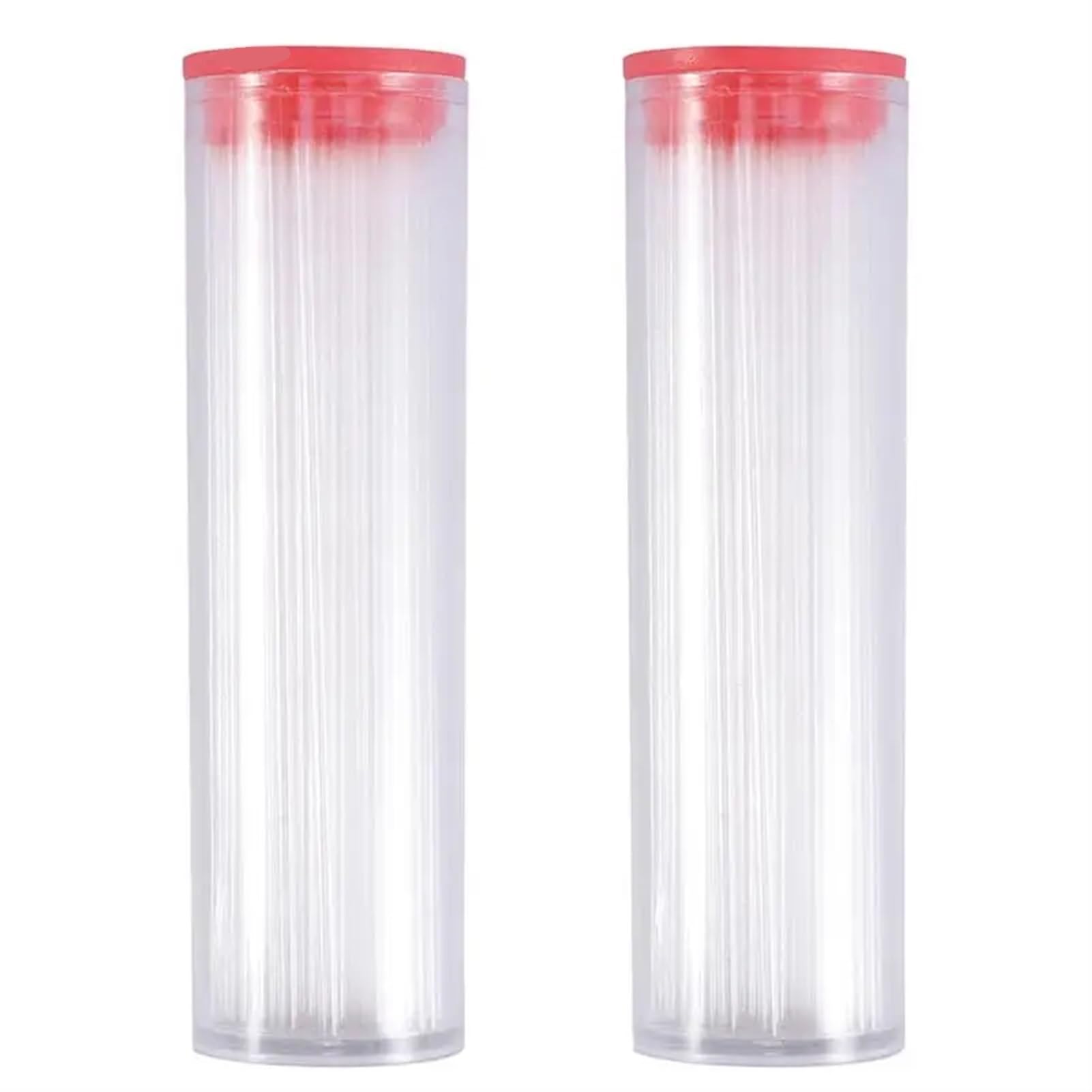 VILFO 200PCS Glass Capillary Tube Micro Hematocrit Tubing Melting Tube Multi-Purpose Glass Tube for Clinic Hospital Use Red