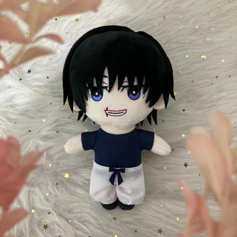 QAHEART 25cm Fushiguro Toji Soft Figure, Anime Figure Throw Pillow Hug Pillow Home Sofa Decoration Collectible for Fans