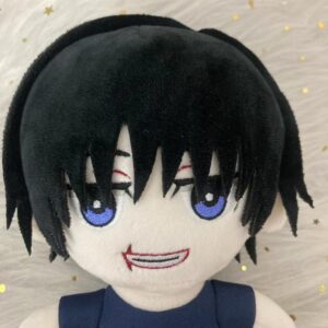 QAHEART 25cm Fushiguro Toji Soft Figure, Anime Figure Throw Pillow Hug Pillow Home Sofa Decoration Collectible for Fans