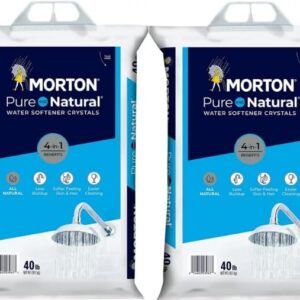 Generic Morton Salt Pure and Natural Water Softener Crystals, 40 Pounds (4 Pack)