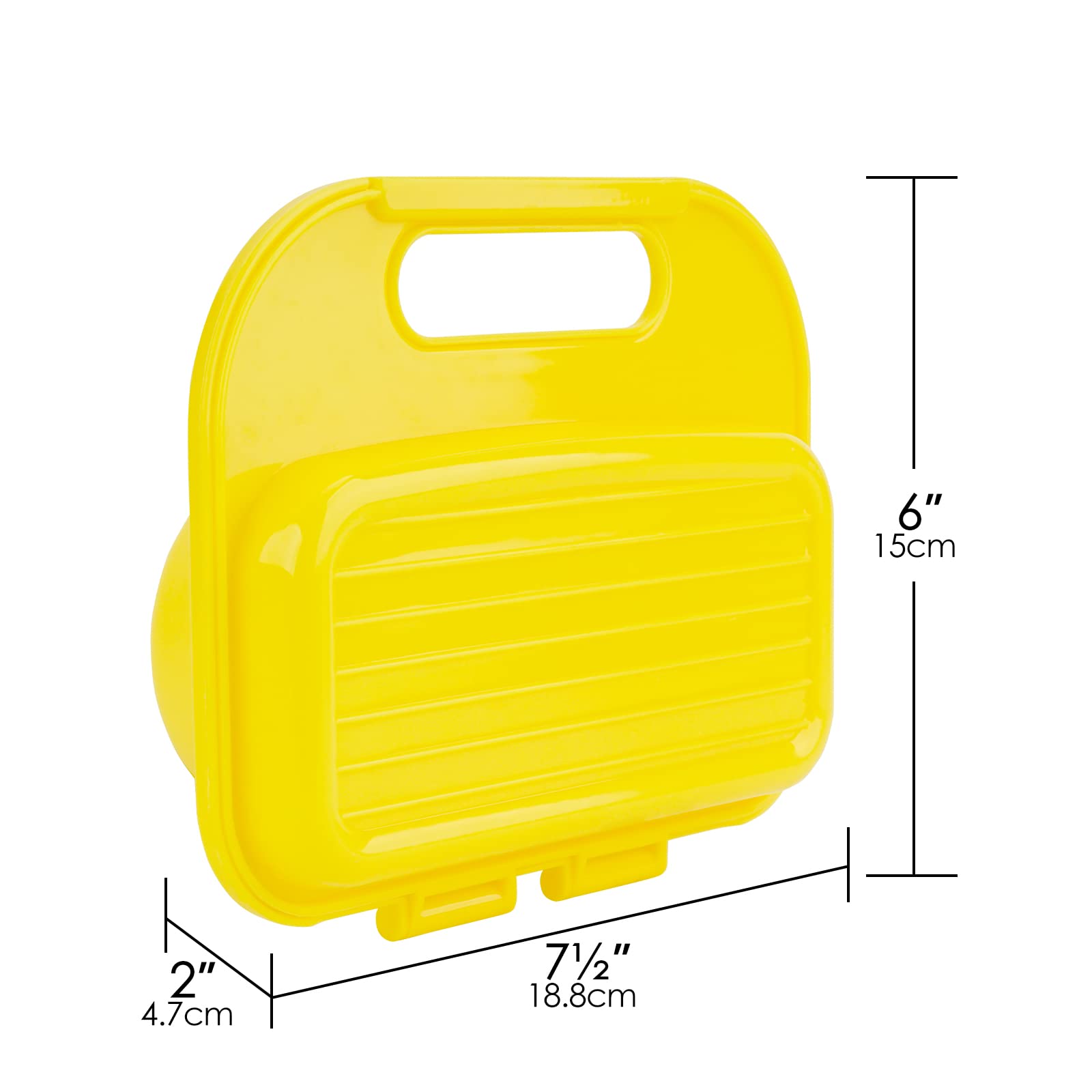 SHIDOW Egg Poacher, Microwave in Minutes, BPA Free for Quick and Healthy Breakfast, Microwave Egg Cooker, Microwave Maker for 2 Eggs, Dishwasher Safe(Yellow)