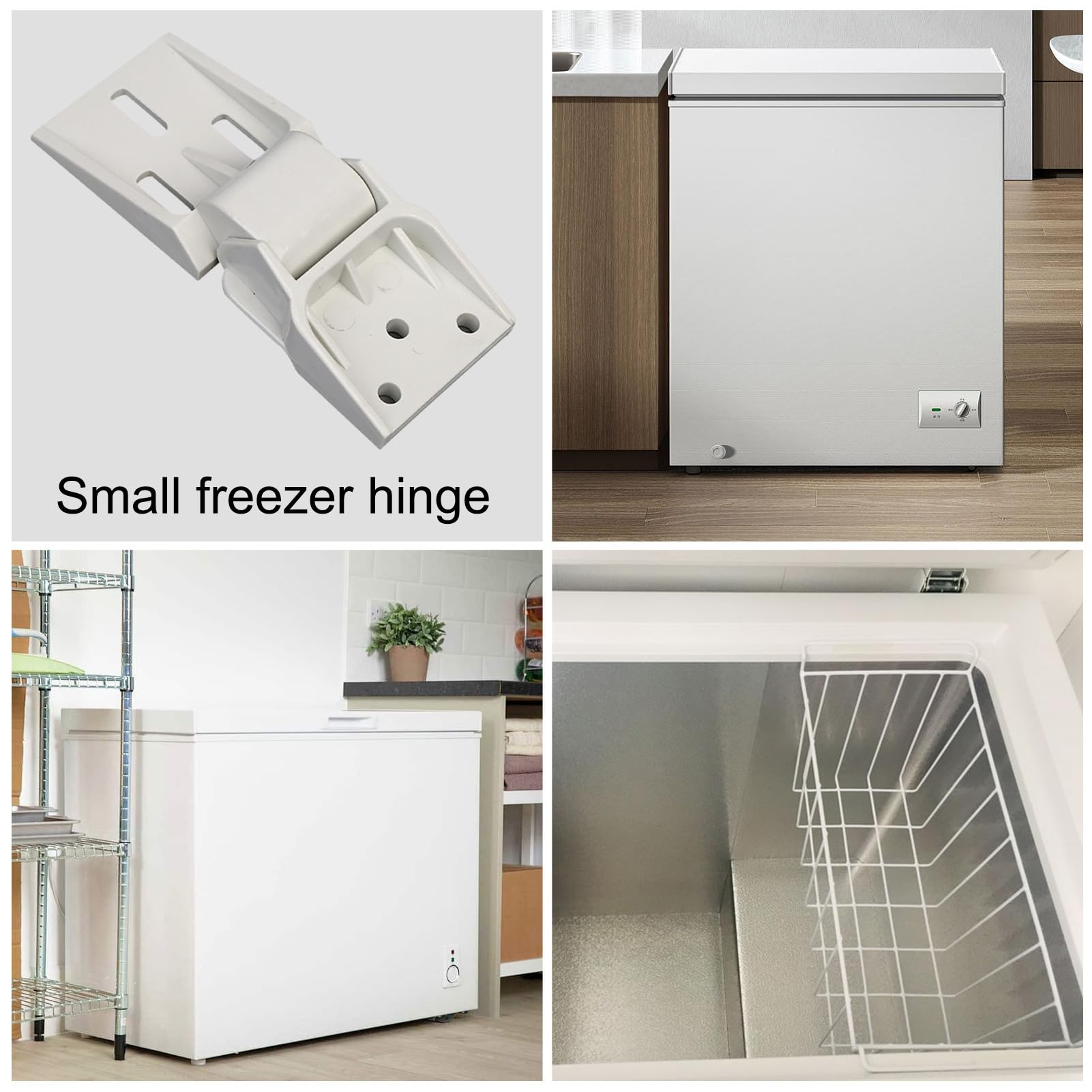 DYOG Freezer Hinge Replacement | Hinge for Small Freezer,Easy to Install and Balanced for Small Freezer for Kitchen Chest Freezer Hinge Chest Freezer Hinge Repair kit Freezer