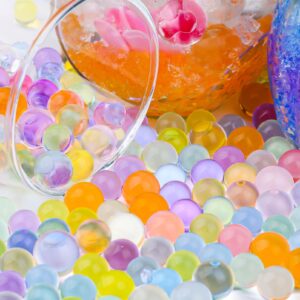 MADETOP 120,000 Pcs Rainbow Mix Jelly Water Gel Beads,Non Toxic Water Beads for Vase Filler,Plant,Floating Candles,Wedding and Home Decoration