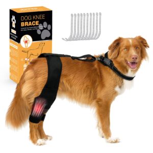 dog knee brace dog acl brace hind leg dog knee brace for torn acl hind leg with side stabilizer acl brace for dogs pain relief dog acl knee brace extra support treats kneecap dislocation arthritis-l